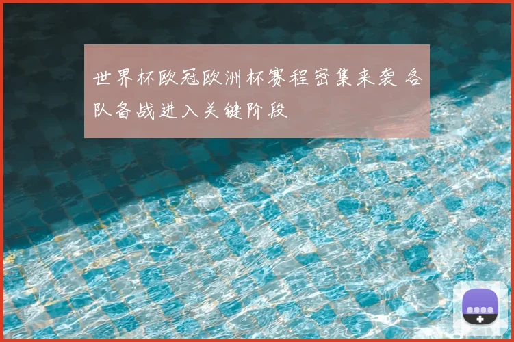 世界杯欧冠欧洲杯赛程密集来袭 各队备战进入关键阶段